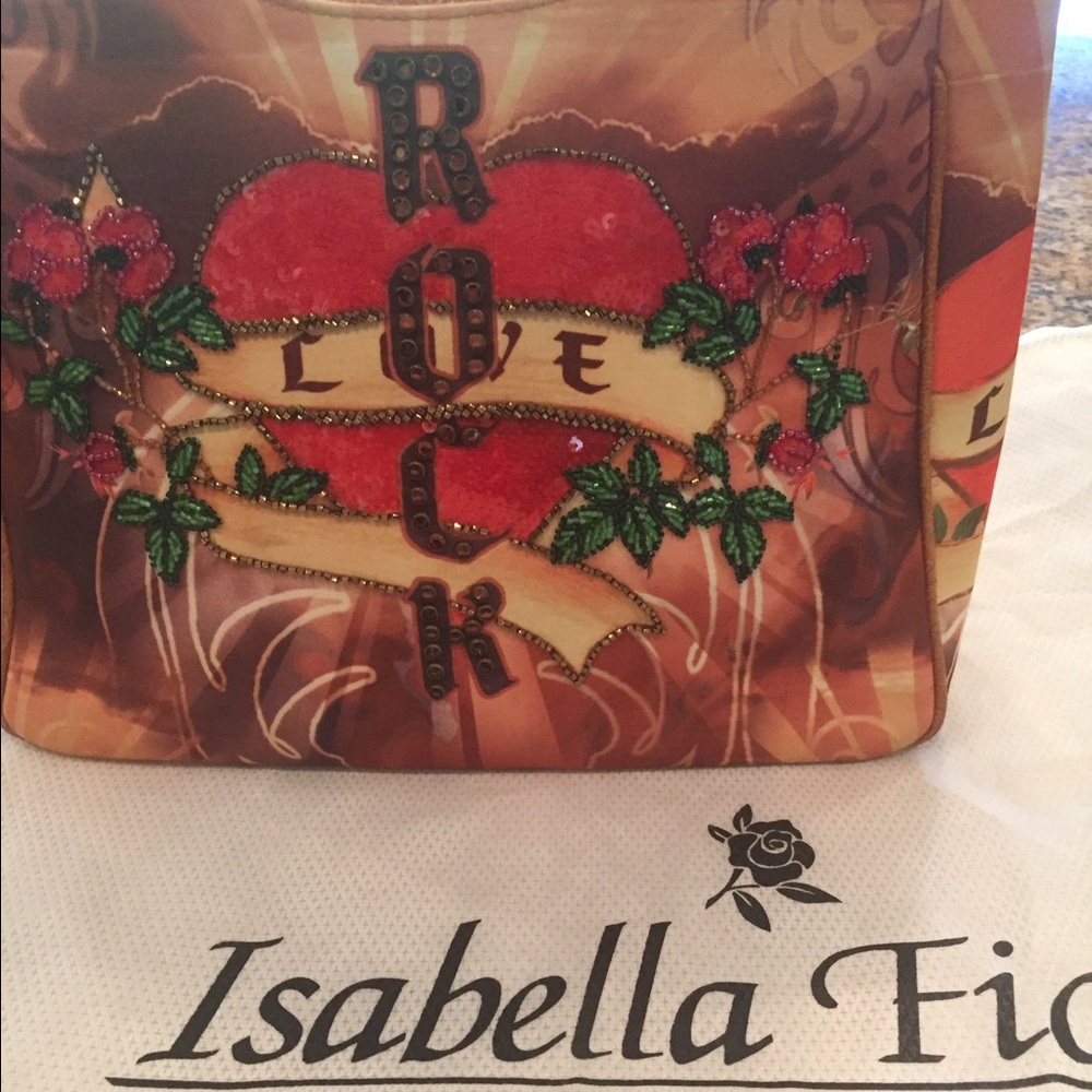🤘❤️‍🔥ISABELLA Fiore distressed rock bag